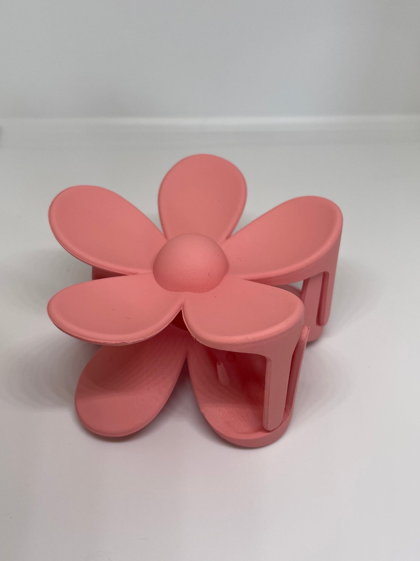 Blumen Haarspange groß matt