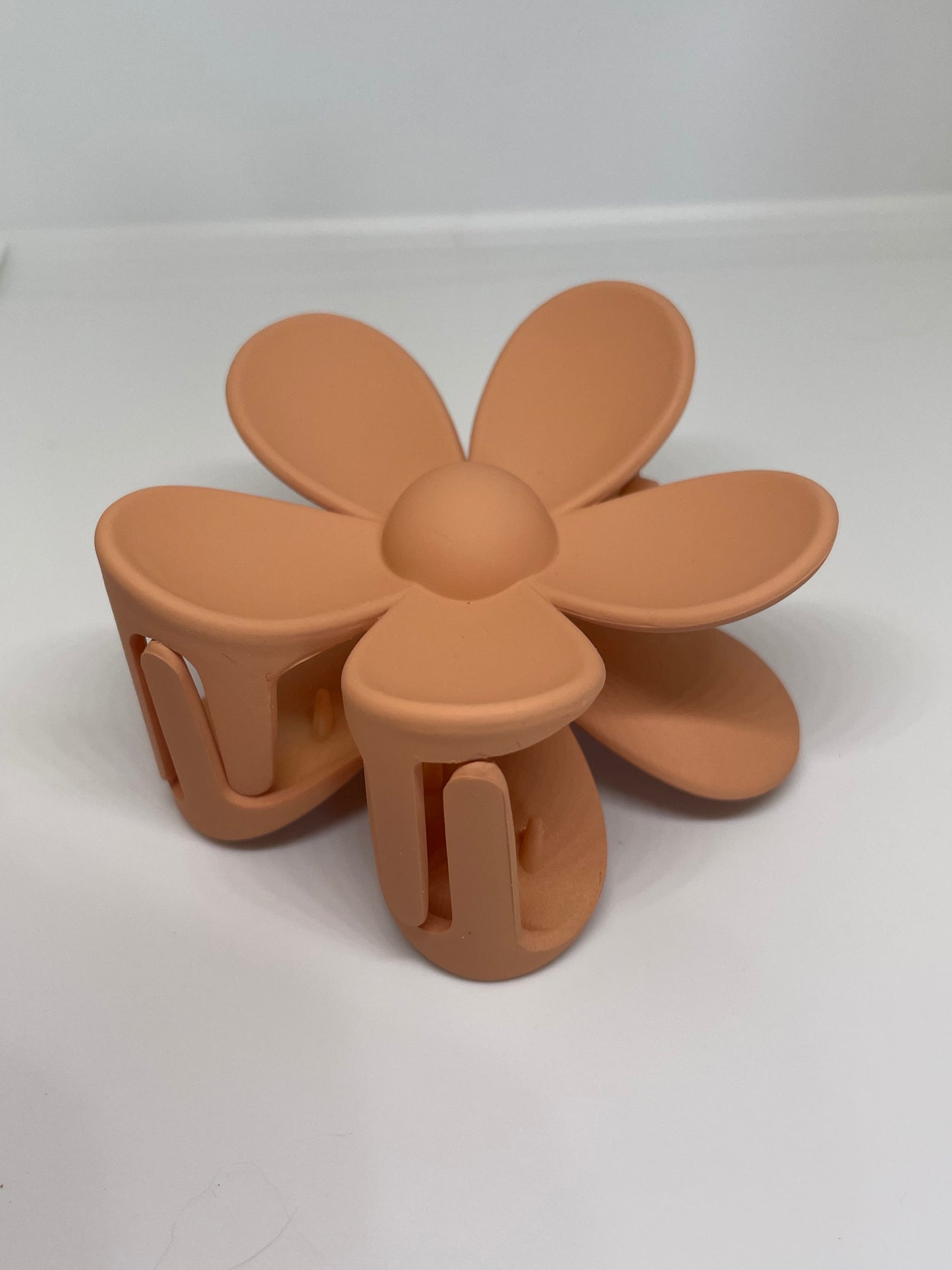 Blumen Haarspange groß matt