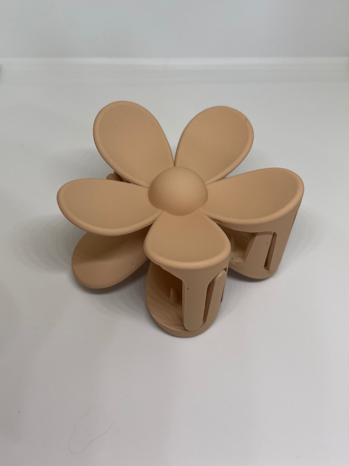 Blumen Haarspange groß matt