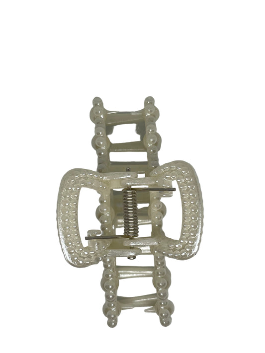 Haarklammer im Perlen Look