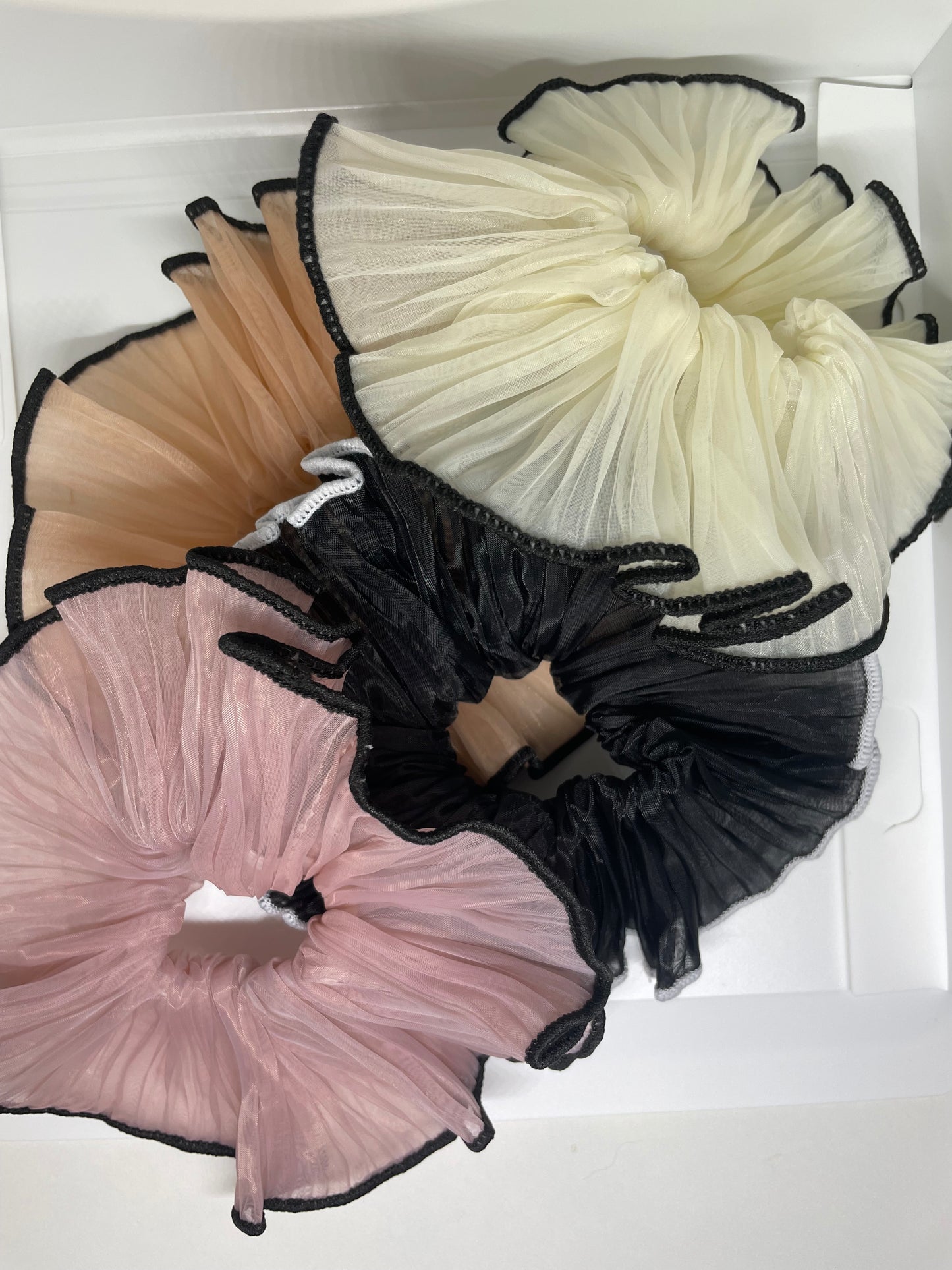 Riesen Scrunchie Nude