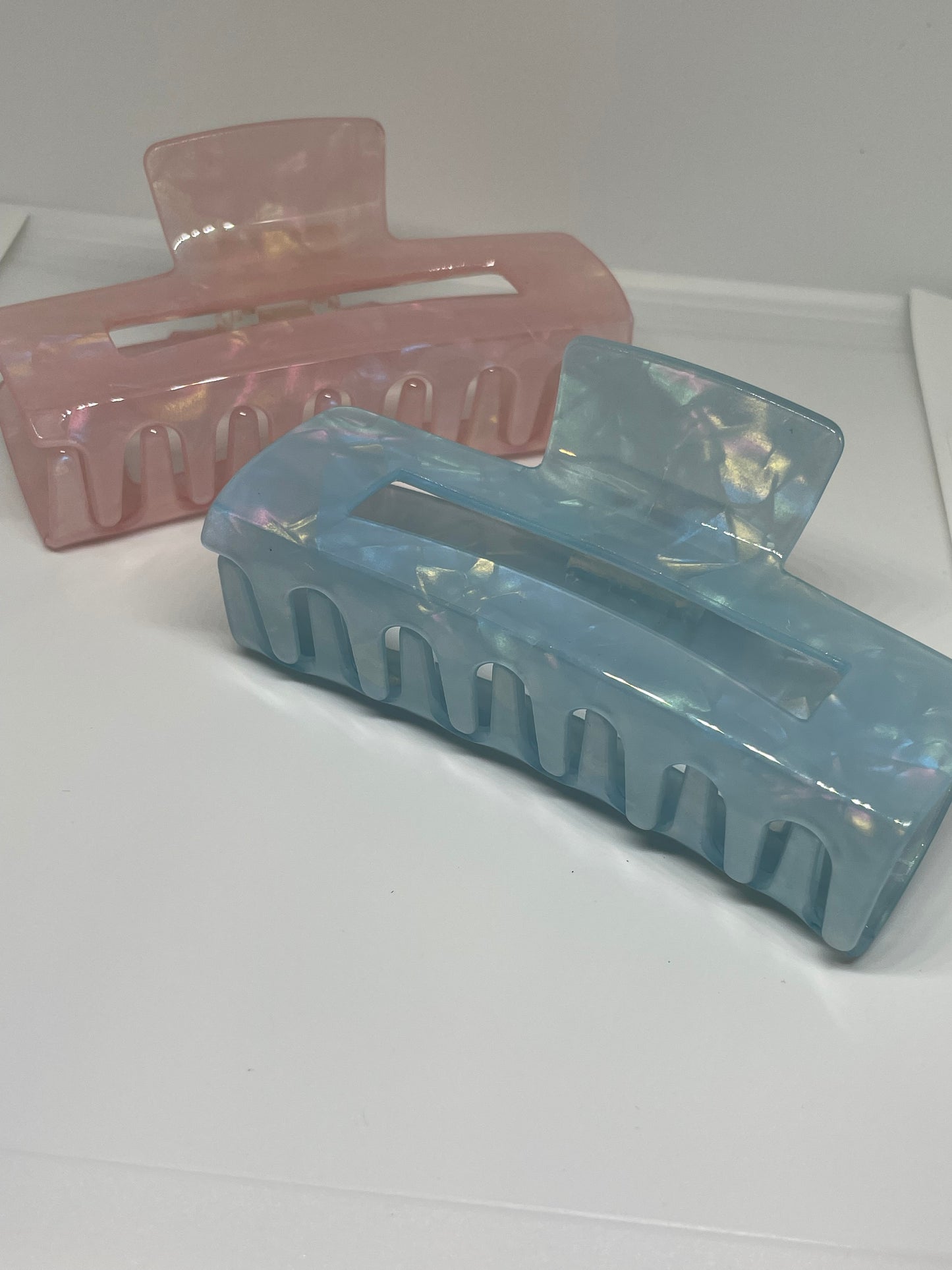 Haarklammer holo Design, riesig