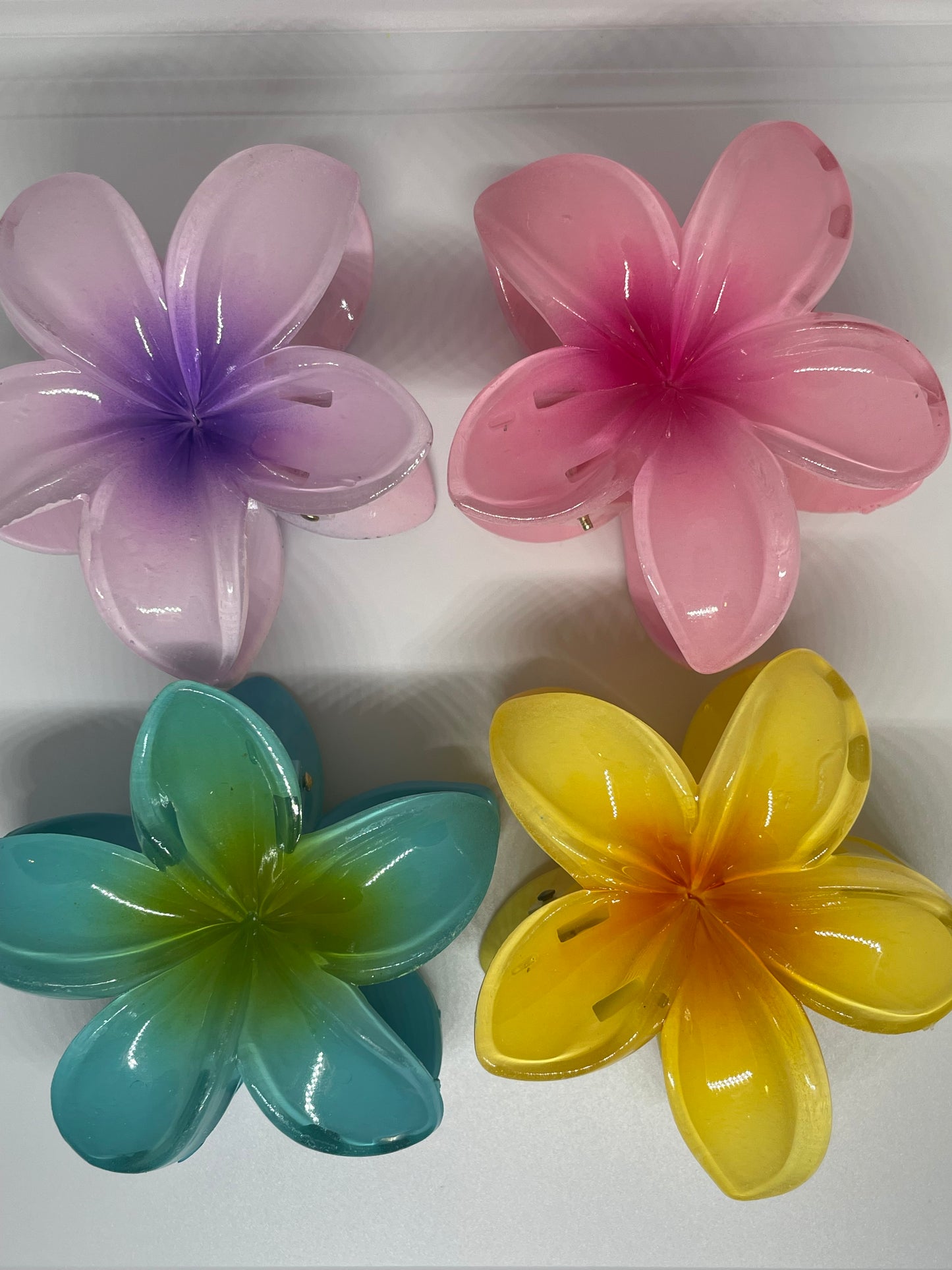 Blumen Haarspange groß