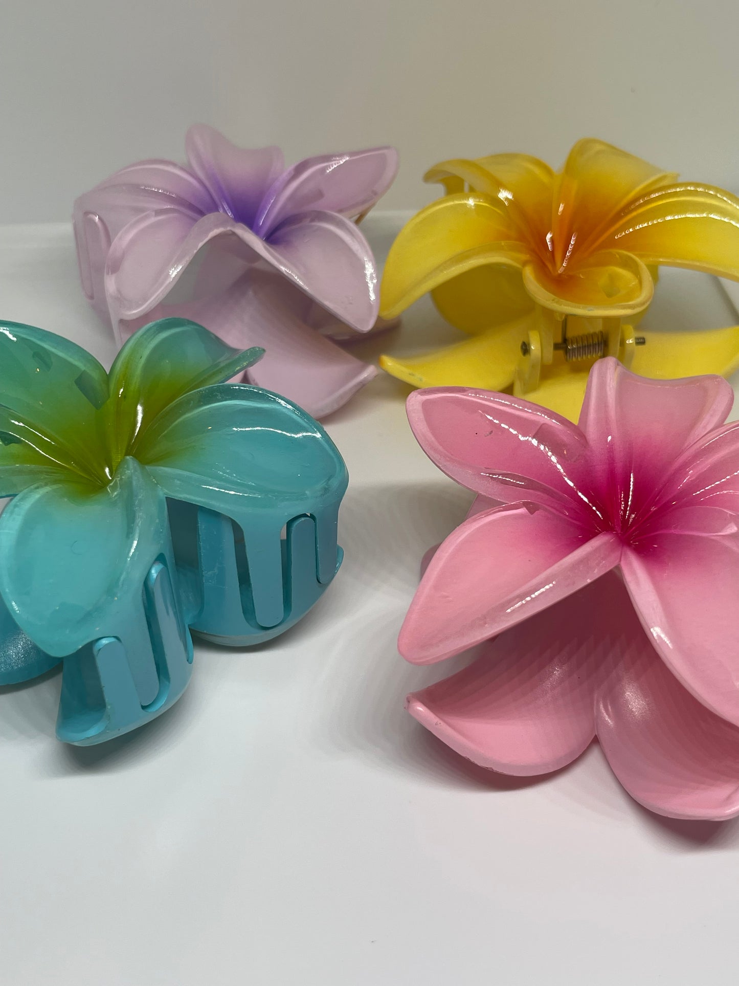 Blumen Haarspange groß
