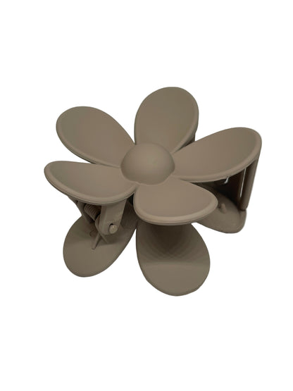 Blumen Haarspange groß matt