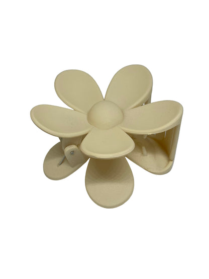 Blumen Haarspange groß matt