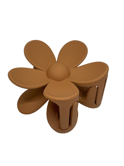 Blumen Haarspange groß matt