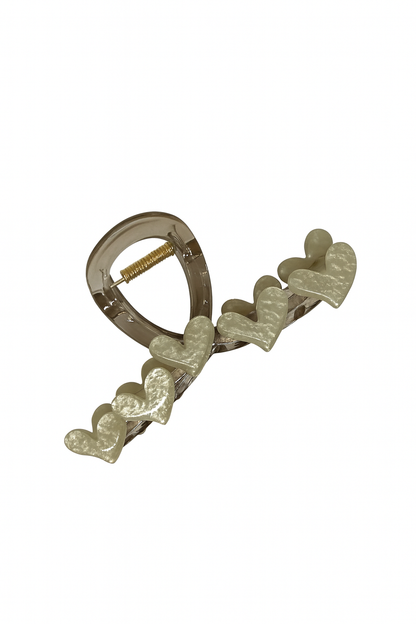 Haarklammer mit Herzchen