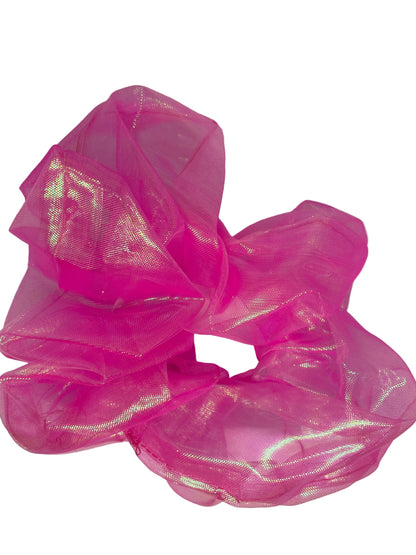 Riesiges rosa Scrunchie