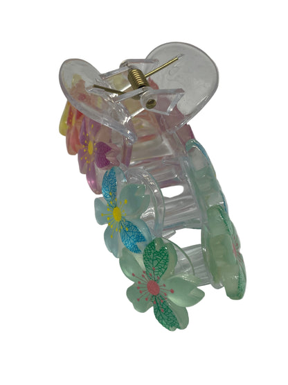 Haarklammer mit realistischen Blüten