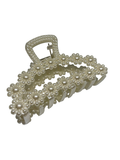 Haarklammer im Perlen Look