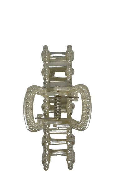 Haarklammer im Perlen Look