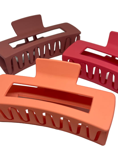 Haarklammer Matt groß