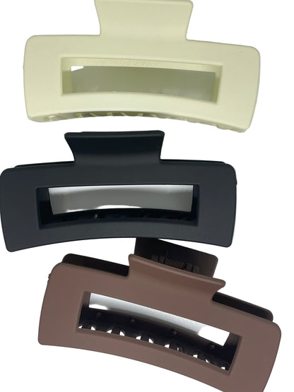 Haarklammer Matt groß