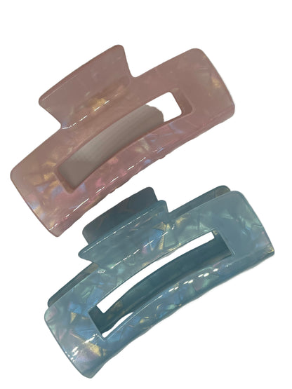 Haarklammer holo Design, riesig