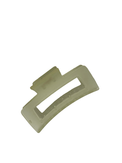 Matte Haarklammer durchsichtig