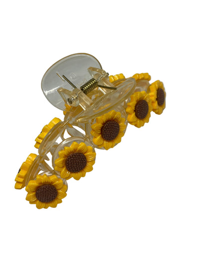 Haarklammer Sonnenblume