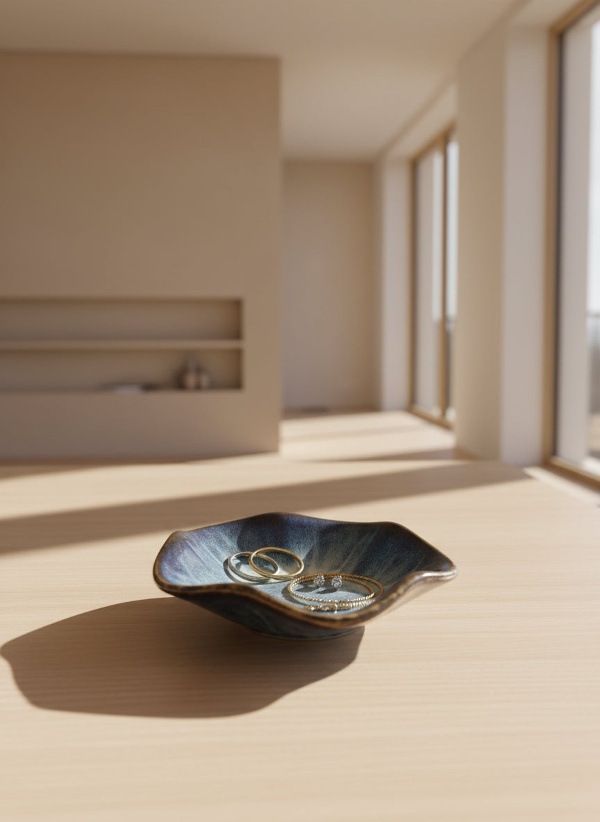 Keramik Schale zur Schmuckaufbewahrung