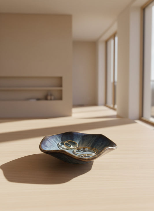 Keramik Schale zur Schmuckaufbewahrung